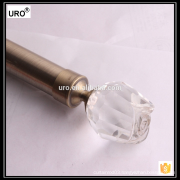 19mm&28mm flower crystal curtain rods